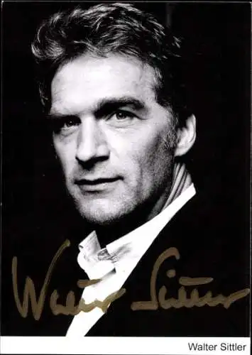 Ak Schauspieler Walter Sittler, Portrait, Autogramm