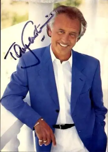 Ak Schauspieler und Sänger Tony Christie, Portrait, Autogramm