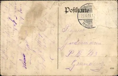 Ak Humorist Ernst Joosten, Portrait