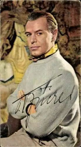 Ak Schauspieler O.W. Fischer, Portrait, Autogramm