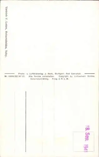 Ak Hebertsfelden Niederbayern, Fliegeraufnahme