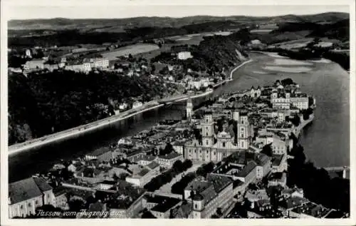 Ak Passau in Niederbayern, Fliegeraufnahme