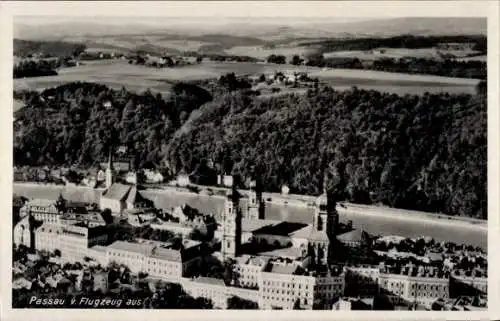 Ak Passau in Niederbayern, Fliegeraufnahme