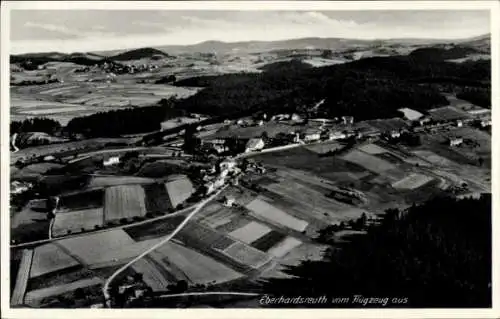 Ak Eberhardsreuth Schönberg im Bayerischen Wald, Fliegeraufnahme