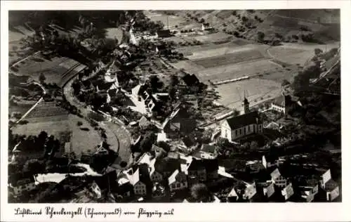 Ak Schenkenzell im Schwarzwald, Fliegeraufnahme