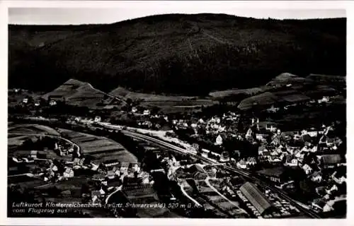 Ak Klosterreichenbach Baiersbronn im Schwarzwald, Fliegeraufnahme