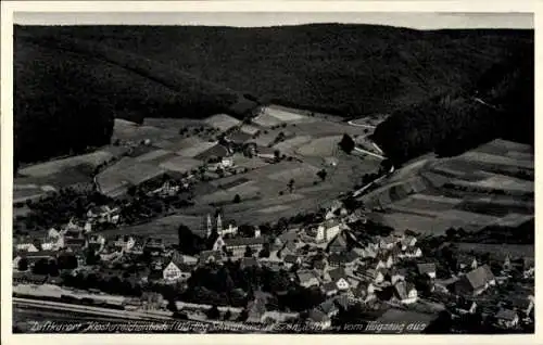 Ak Klosterreichenbach Baiersbronn im Schwarzwald, Fliegeraufnahme