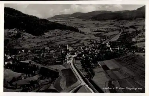 Ak Laufen an der Eyach Albstadt im Zollernalbkreis, Fliegeraufnahme