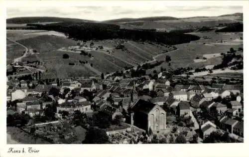 Ak Konz an der Mosel, Fliegeraufnahme