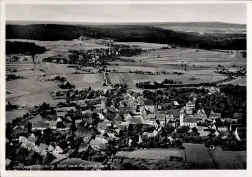 Ak Rodt Loßburg im Schwarzwald, Fliegeraufnahme