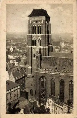 Ak Gdańsk Danzig, St. Marienkirche