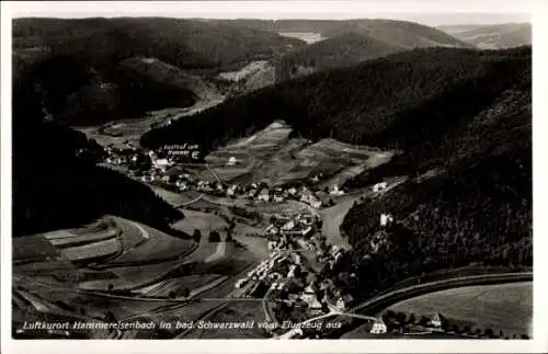 Ak Hammereisenbach Bregenbach Vöhrenbach in Baden, Fliegeraufnahme