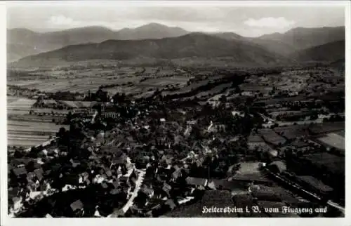 Ak Heitersheim im Schwarzwald, Fliegeraufnahme