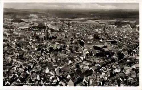 Ak Kaiserslautern in Rheinland Pfalz, Fliegeraufnahme