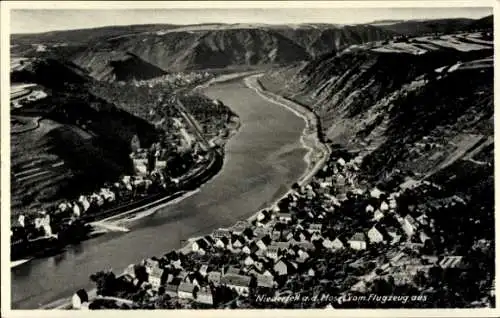 Ak Niederfell an der Mosel, Fliegeraufnahme