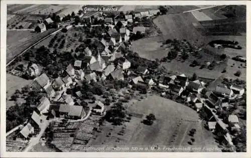 Ak Bittelbronn Haigerloch im Zollernalbkreis, Gasthof Pension Zum Bahnhof