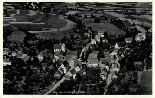 Ak Grüntal Frutenhof Freudenstadt im Nordschwarzwald, Fliegeraufnahme