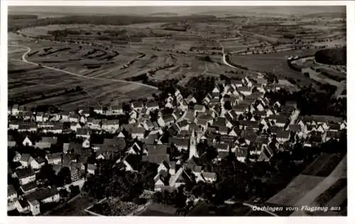 Ak Gechingen im Schwarzwald, Fliegeraufnahme