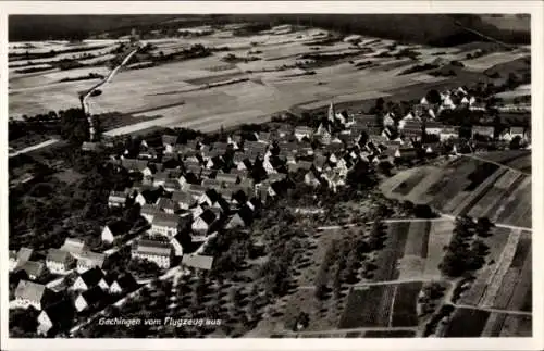 Ak Gechingen im Schwarzwald, Fliegeraufnahme