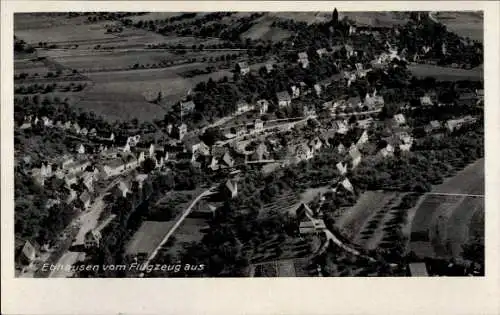 Ak Ebhausen, Fliegeraufnahme vom Ort, Felder