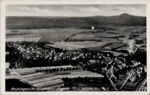 Ak Heiningen in der Schwäbischen Alb, Fliegeraufnahme