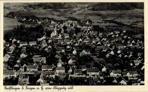 Ak Steißlingen im Hegau Baden, Fliegeraufnahme