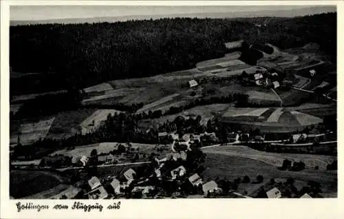 Ak Hottingen Rickenbach im Hotzenwald, Fliegeraufnahme