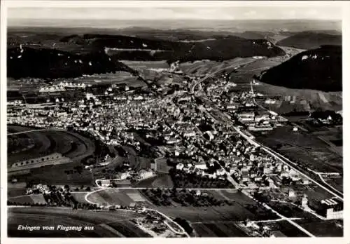 Ak Ebingen Albstadt in Württemberg, Fliegeraufnahme