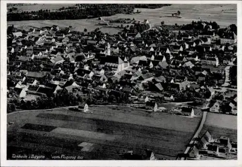 Ak Türkheim in Schwaben, Fliegeraufnahme