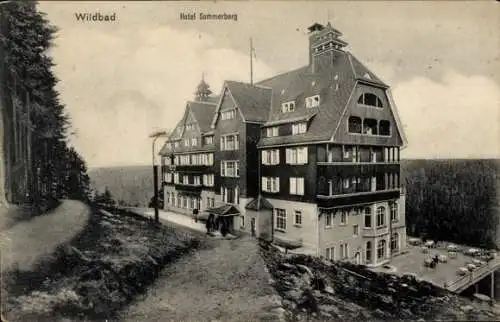 Ak Bad Wildbad im Schwarzwald, Hotel Sommerberg