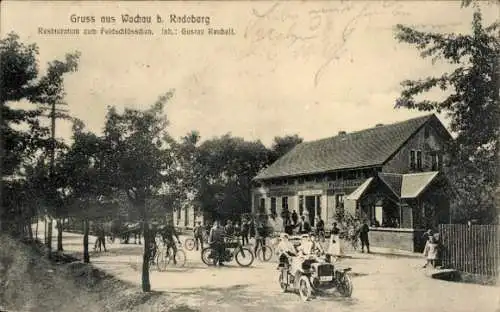 Ak Wachau in Sachsen, Restauration zum Feldschlösschen