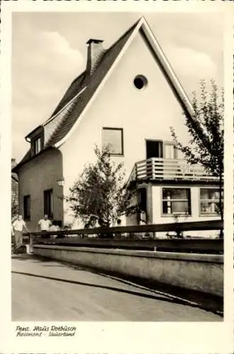 Ak Freienohl Meschede im Sauerland, Pension Haus Rotbusch