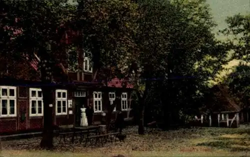 Ak Wilsede Bispingen in der Lüneburger Heide, Gasthaus Witthöft