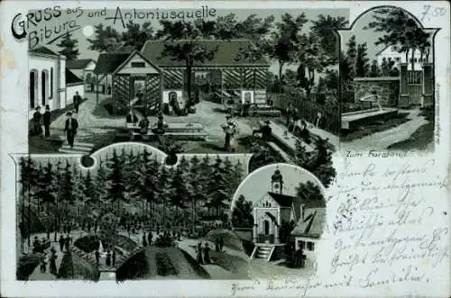 Litho Biburg Diedorf Kreis Augsburg, Antoniusquelle