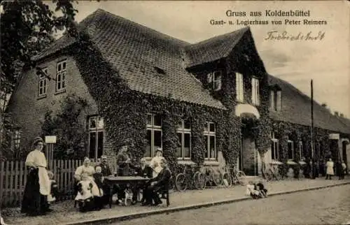 Ak Koldenbüttel in Nordfriesland, Gast- und Logierhaus Peter Reimers