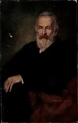 Künstler Ak Firle, Walther, Prinzregent Luitpold von Bayern, Sitzportrait