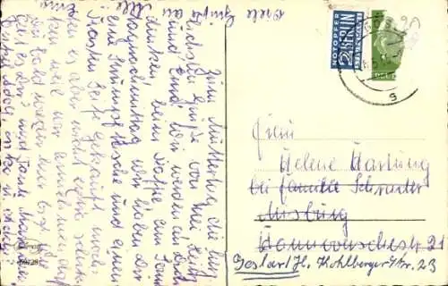 Ak Glückwunsch Muttertag, ältere Frau mit Brief