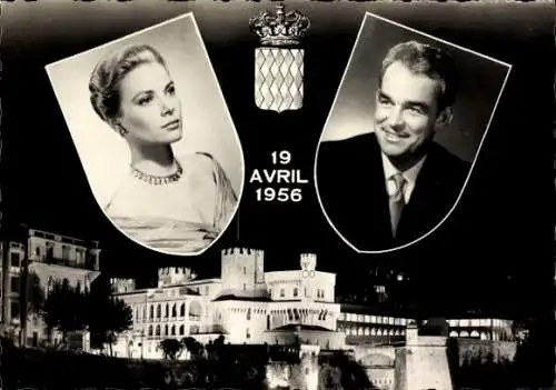 Maximum Ak Monaco, Prinz Rainier III. von Monaco, Schauspielerin Grace Kelly