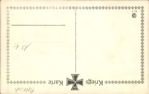 Ak Ansprache des Kaisers an sein Volk, 31. Juli 1914, I. WK, Kaiser Wilhelm II.