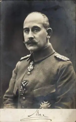 Ak Max von Baden, Portrait, Orden, Eisernes Kreuz