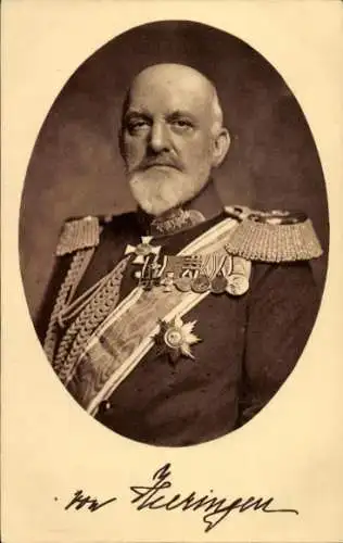 Ak Generaloberst Josias von Heeringen, Kriegsminister, Portrait, Orden