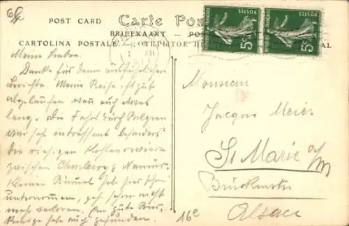 Ak Le Dirigeable Militaire La Republique, Zeppelin über einer Stadt