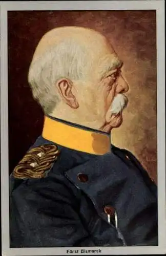 Ak Fürst Otto von Bismarck, Profilansicht