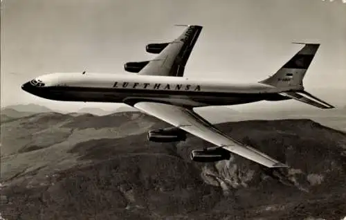 Ak Passagierflugzeug Boeing 707 der Lufthansa, D-ABOF