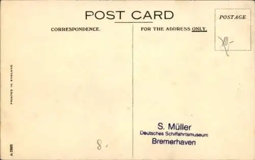 Ak Passagierdampfer RMS Queen Mary, Cunard White Star Line