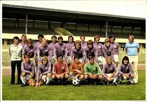 Ak Fußballmannschaft, Tennis Borussia Berlin, Lizenzspieler-Abteilung 1976/1977, Masseur Fechner