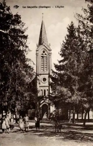 Ak La Coquille Dordogne, Kirche