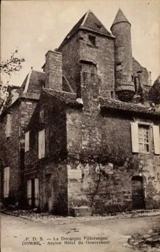 Ak Domme Dordogne, Ancien Hotel du Gouverneur