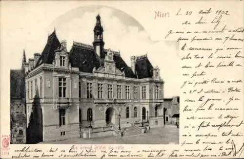 Ak Niort Deux Sèvres, Rathaus