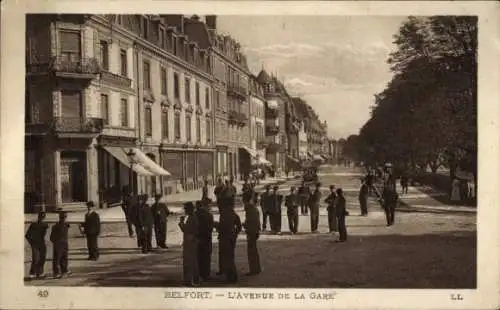 Ak Belfort Territoire de Belfort, Avenue de la Gare